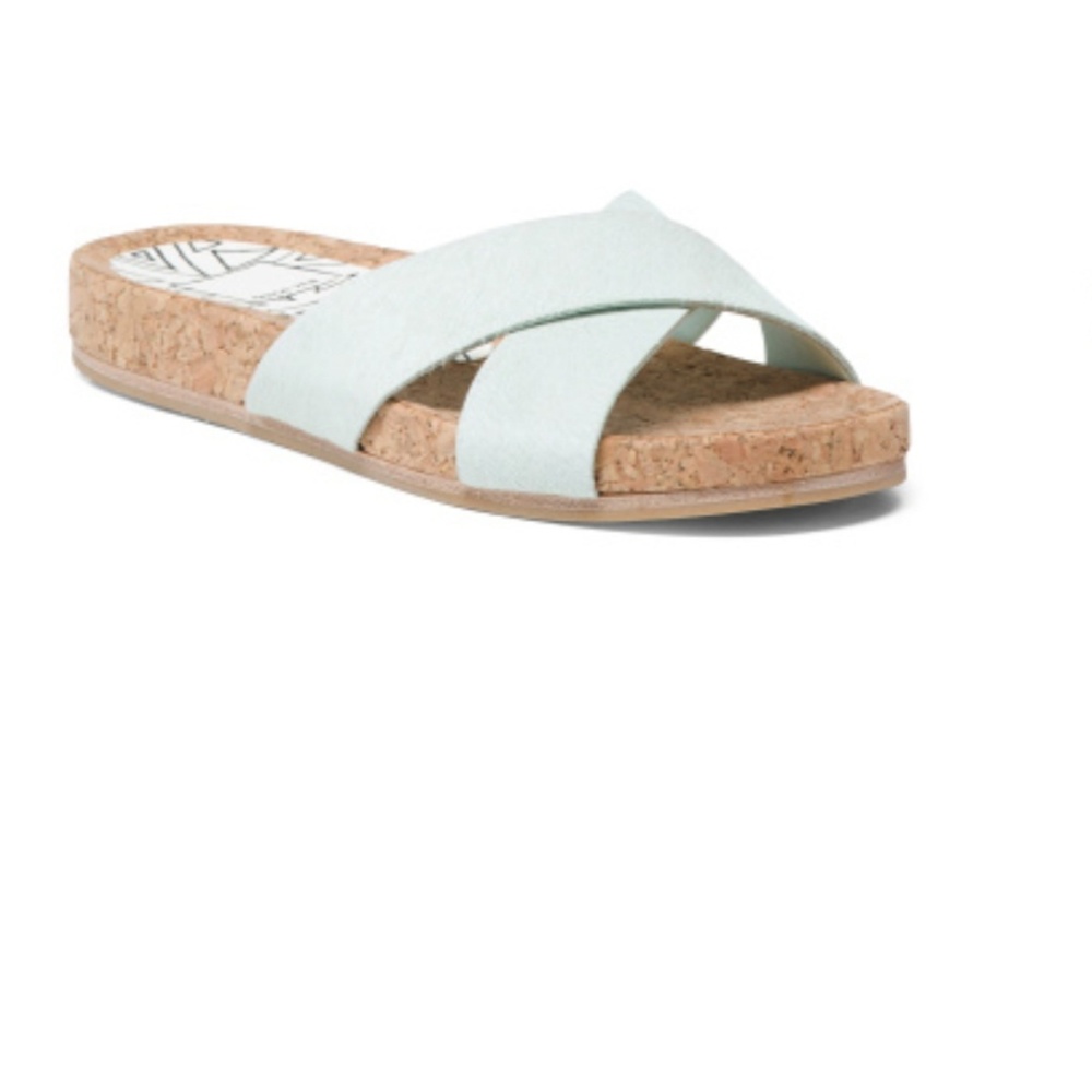 DOLCE VITA Cross Band Leather Sandals